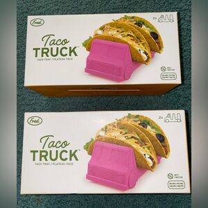 Fred Taco Truck Tray Set - Pink/Yellow